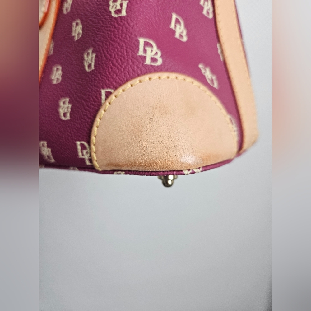 Dooney & Bourke Maroon Shoulder/Hand Bag - Picture 4 of 14